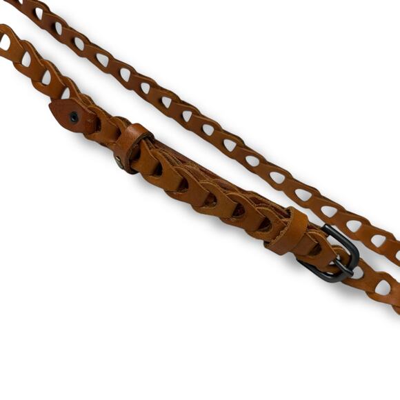 LP Vintage Collection Leather Chain Belt - Picture 1 of 4
